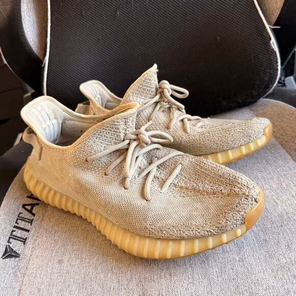 Adidas Other - Adidas Yeezy Boost 350 V2 Sesame Knit Sneakers Size 10